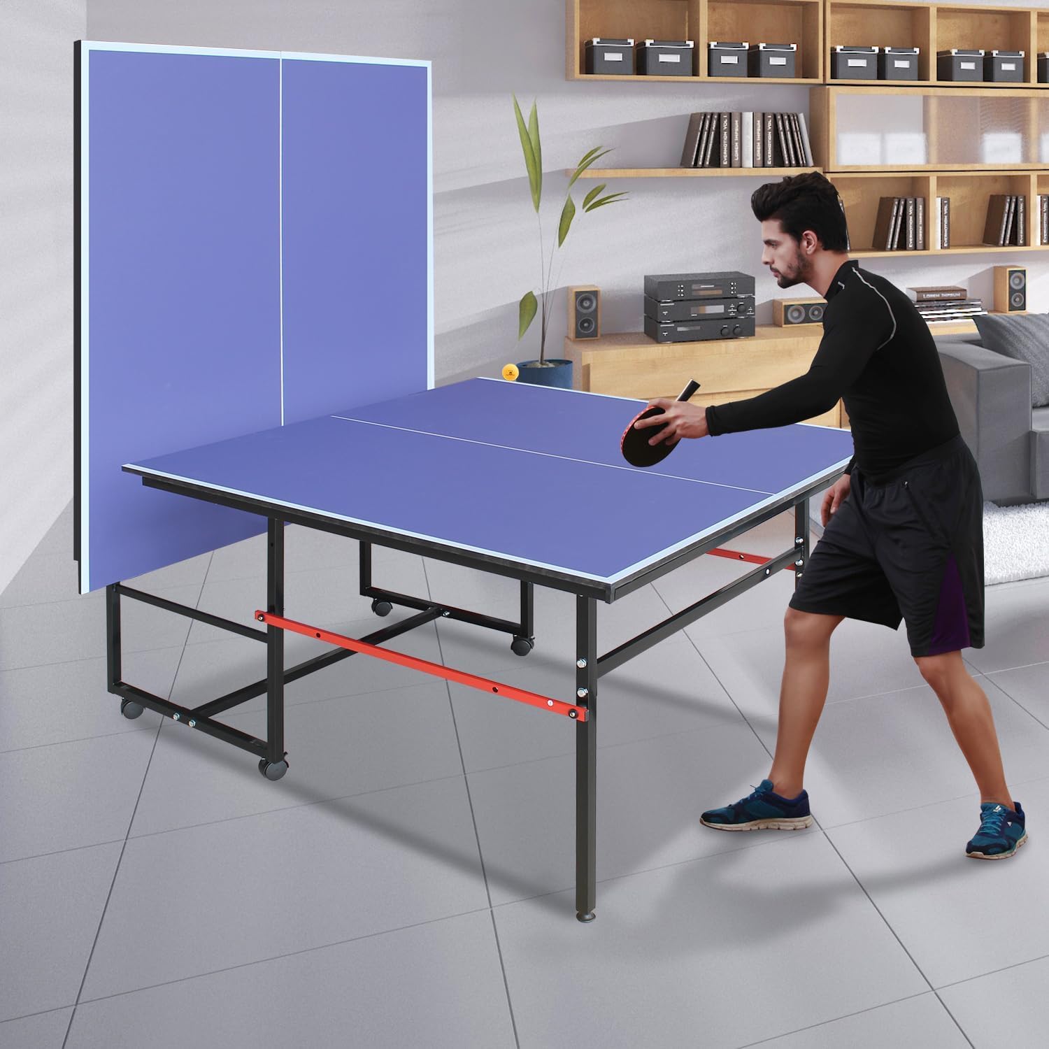 طاولة تنس طاولة محمولة بطول 8  - مراجعة Table Tennis Olympics وسعره