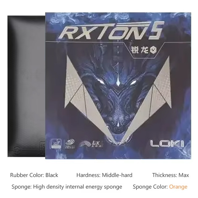 مطاط تنس الطاولة LOKI RXTON 1  - مراجعة Table Tennis Loki وسعره