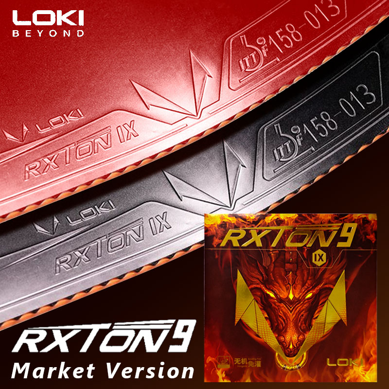مطاط تنس الطاولة LOKI RXTON 9  - مراجعة Table Tennis Loki وسعره
